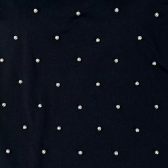 Brand New Womens' bebe One-Piece Solid Pearl Embellished Swimsuit - Picture 3 of 3